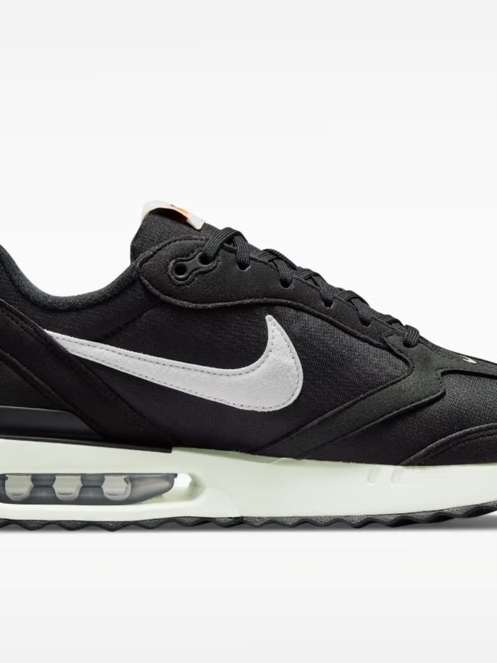 Nike Womens Black and White Air Max Dawn Retro Sneaker